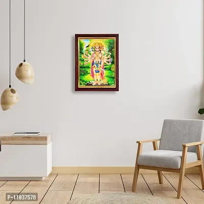 Pooja Ghar HanumanJi Panchmukhi Standing Photo Frames with Acrylic Sheet for Worship Pooja-thumb3