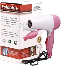 Mini Portable Hair Dryer 1000W Powerful Electric Travel Hair Dryers Small Foldable Blow Dryer, Multicolour-thumb1