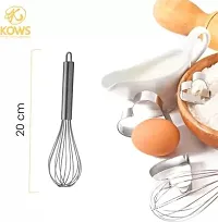 Zms Marketing- Stainless Steel Round 18cm Potato Masher and Domestic Whisk 20cm Kitchen Tool for Potato Masher Vegetables Masher Pav Bhaji Masher-thumb4