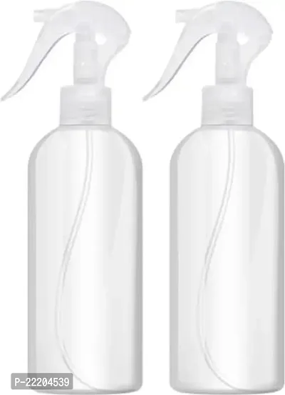 zms marketing Spray Empty Bottle- 330 ML* 2 PC 660 ml Spray Bottle (Pack of 2, White, Plastic)-thumb0