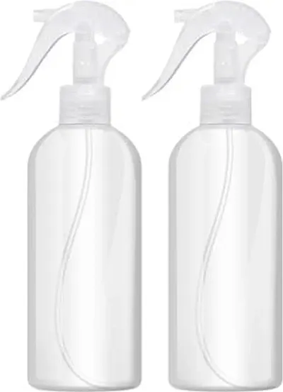 zms marketing Spray Empty Bottle- 330 ML* 2 PC 660 ml Spray Bottle (Pack of 2, White, Plastic)