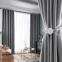 Magnetic Curtain Tiebacks, European Style Convenient Drape Tie Backs, Curtain Holder for Window Draperies, 2 pcs-thumb2