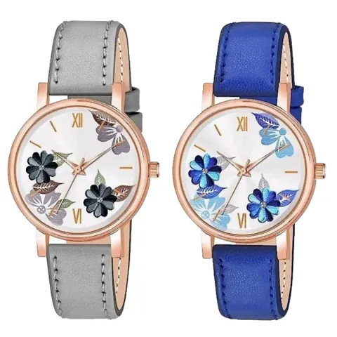 Classic Women Watches Pack of 2