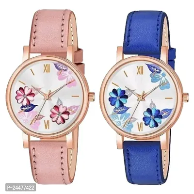 Classic Women Watches Pack of 2