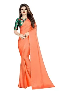 Classic Georgette  Saree with Blouse piece For Women-thumb1