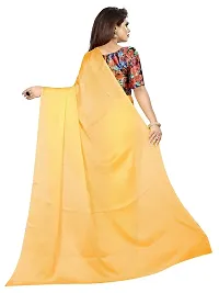 Classic Georgette  Saree with Blouse piece For Women-thumb4