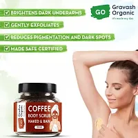 KALP ENTERPRISE Exfoliating Body Polish | Coffee Body Scrub | Deeply Nourishing Crushed Macadamia and Rice Milk | Moisturises  Brightens Skin | Sulphate Free | 100gm-thumb3