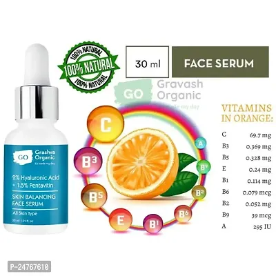 KALP ENTERPRISE Hyaluronic Acid Serum With Vitamin C + E | For Plump, Glowing Skin | Face Serum for Dry Skin, Oily  Normal Skin | With Ceramide  Acai Berry | 30ml-thumb2