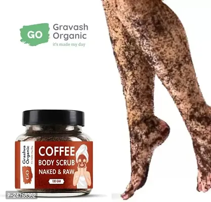 KALP ENTERPRISE Exfoliating Body Polish | Coffee Body Scrub | Deeply Nourishing Crushed Macadamia and Rice Milk | Moisturises  Brightens Skin | Sulphate Free | 100gm-thumb2