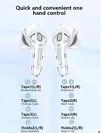 Bluetooth 5.3 Headphones LED Display Mini Crystal in-Ear Earbuds-thumb2