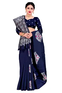 Trendy Kota Doria Silk Woven Saree With Unstitched Blouse Piece For Women-thumb3