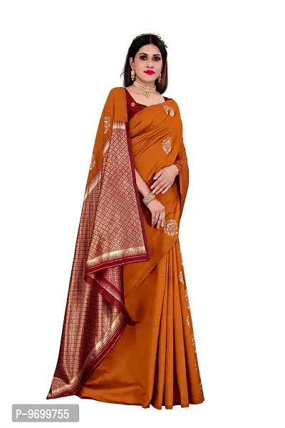 Trendy Kota Doria Silk Woven Saree With Unstitched Blouse Piece For Women-thumb4