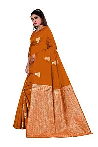 Trendy Kota Doria Silk Woven Saree With Unstitched Blouse Piece For Women-thumb2