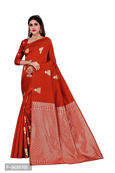 Trendy Kota Doria Silk Woven Saree With Unstitched Blouse Piece For Women