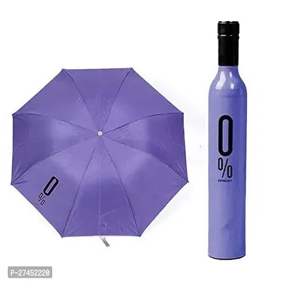 Unisex Windproof UV and Rain Protection Bottle Umbrella-thumb0