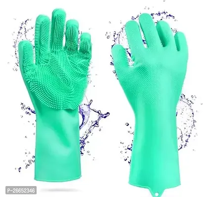 Silicone Quality Multipurpose Washing Hand Gloves-thumb0