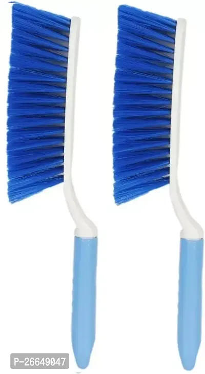 Cryzone Cleaning Brush Duster With Hard And Long Bristles For Car Seat Carpet Brush Pack Of 2-thumb0