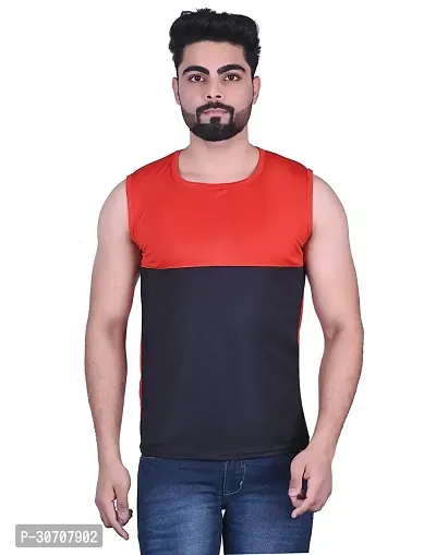 Stylish Multicoloured Nylon Solid Vest For Men