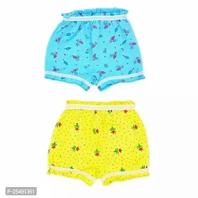 Stylish  Multicoloured Cotton Panty For Girls Pack Of 2-thumb0