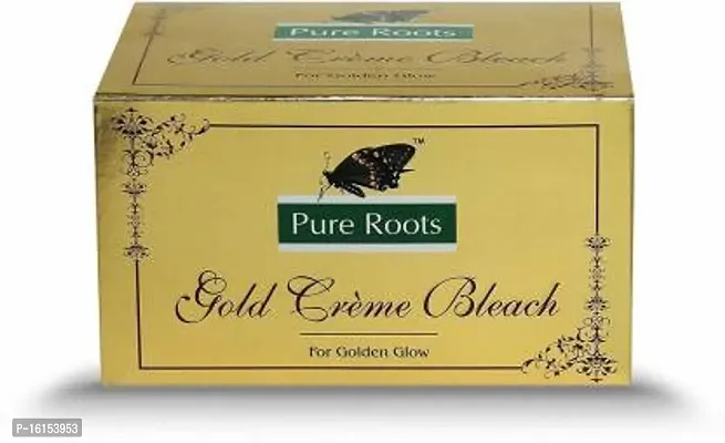 Pure Roots Herbal Gold Creme Bleach For Golden Glow 42Gm Each  Gm (Pack Of 3)nbsp;nbsp;-thumb0