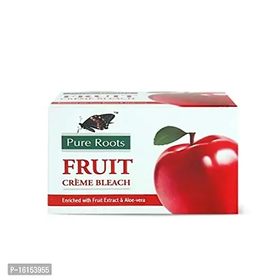 Pure Roots Fruit Creme Bleach 42Gm Each Pack Of 3