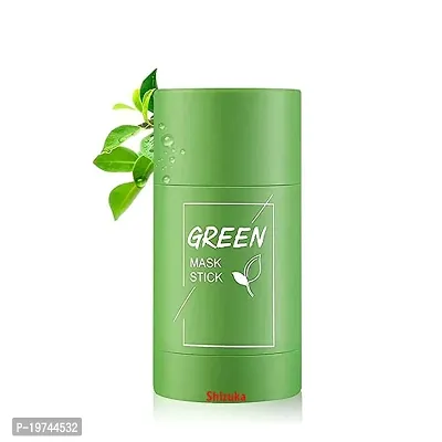 Green Tea Cleansing Mask Stick For Face | Blackheads Whiteheads Oil Control  Anti-Acne | Green Mask Stick For Men and Women (Pack of 1)-thumb0
