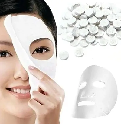 Compressed Facial Sheet Mask DIY Face Pack