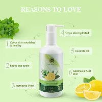 Tea Tree, Lemon  Mint Shower Gel For Skin Purification - 300 ML-thumb4