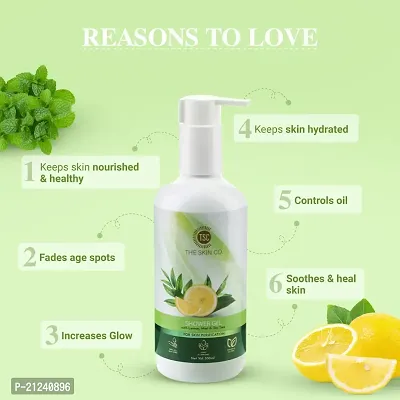 Tea Tree, Lemon  Mint Shower Gel For Skin Purification - 300 ML-thumb5