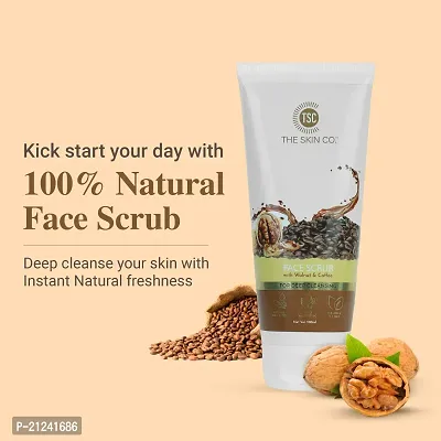 Face Scrub With Walnut  Coffee For Deep Cleansing- 200 ML-thumb2