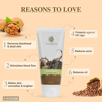 Face Scrub With Walnut  Coffee For Deep Cleansing- 200 ML-thumb3