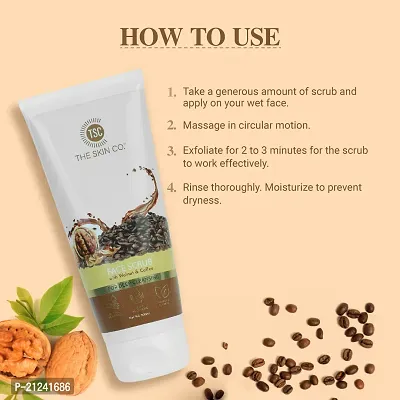 Face Scrub With Walnut  Coffee For Deep Cleansing- 200 ML-thumb4