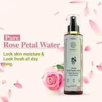 Natural Rose Petal Water Face  Body Mist Steam Distilled- 200 ML-thumb3