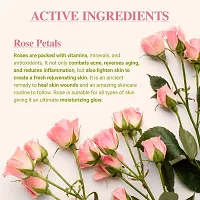 Natural Rose Petal Water Face  Body Mist Steam Distilled- 200 ML-thumb2