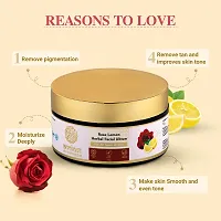 Rose Lemon Herbal Facial Ubtan Face Pack- 150 GM-thumb4