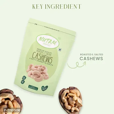 Nutam Organics Premium Roasted and Salted Cashews- 250 GM-thumb2