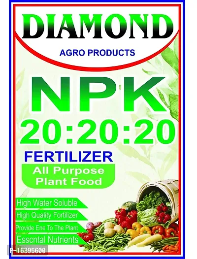 Best Quality Npk 20 20 20 Fertilizer For All Garden Plants-100% Water Soluble For Plants Growth (1 Kg)-thumb0