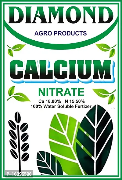 Best Quality Calcium Nitrate Fertilizer For Plants (100% Water Soluble Fertilizer) Plant Food Ready To Use For All Plants (1 Kg)-thumb0