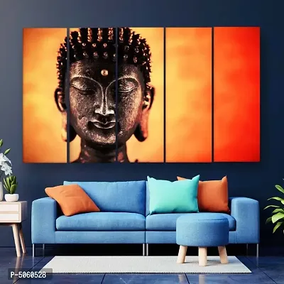 Casperme buddha Multiple Frames Wall Painting (48 inches x 30 inches)
