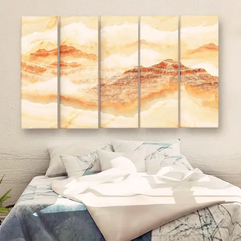 Abstract Multiple Frames Wall Painting