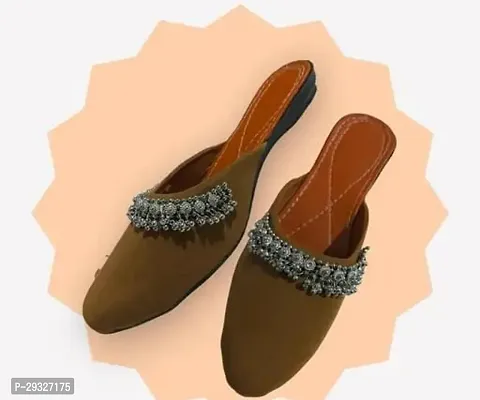 Stylish Brown PU Heels Sandal For Women