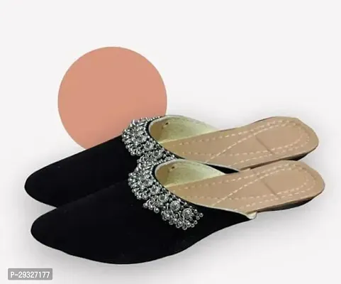 Stylish Black PU Heels Sandal For Women