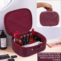 Abag Pack of 3 Maroon Star Printed Makeup and Jewellery Vanity Box-thumb4