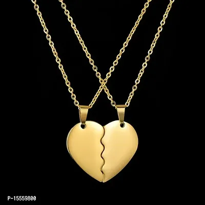 Enamel Pendant Necklace | Enamel Chains Necklace | 3 Heart Necklace | Bff 3  Necklace - Necklace - Aliexpress
