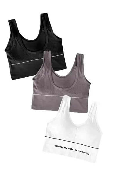 Sizzling Colourblocked Blend Bras For Women Pack Of 2