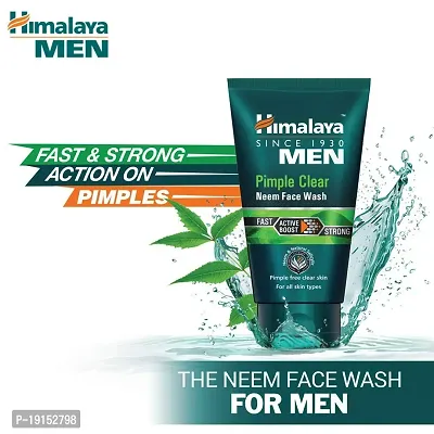 Himalaya Since 1930 Men Pimple Clear Neem Face Wash 50ml