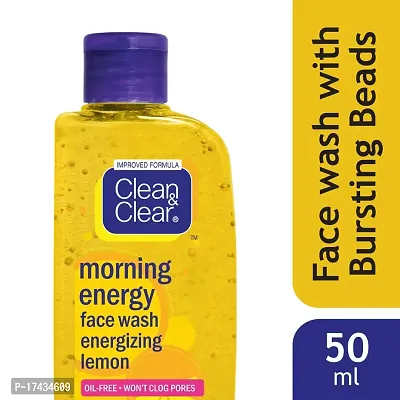 Clean  Clear Morning Energy Lemon Fresh Face Wash 50 ml-thumb0