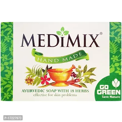 Medimix Hand Made Ayurvedic Soap 75g Pack of 3-thumb0