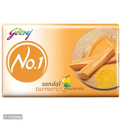 Godrej No.1 Sandal Turmeric Soap 50g Pack of 6-thumb0