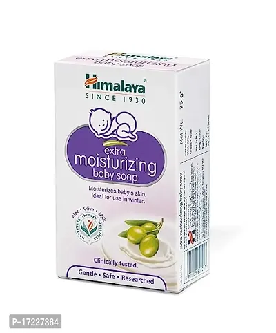 Himalaya Since 1930 Extra Moisturzing Baby Soap 75g Pack of 2-thumb0